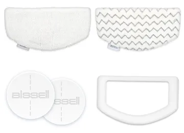 Included Carpet Glider, Mop Pads, Scent Discs.