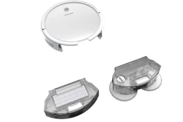 Two Tanks of SpinWave Robot Wet Dry Vac