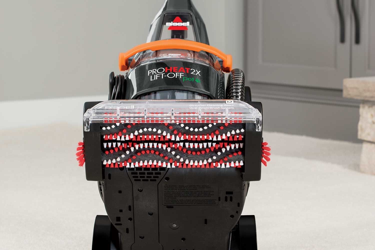 Brush Rolls on bottom of foot