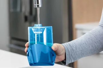 Removable tank, easy filling