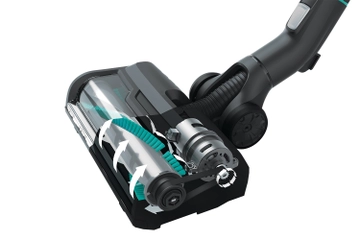 Tangle Free Feature on foot of Pet Hair Eraser Canister Vacuum