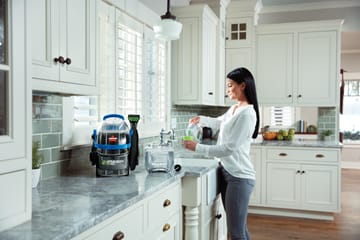 Filling Clean Water Tank with formula and water.