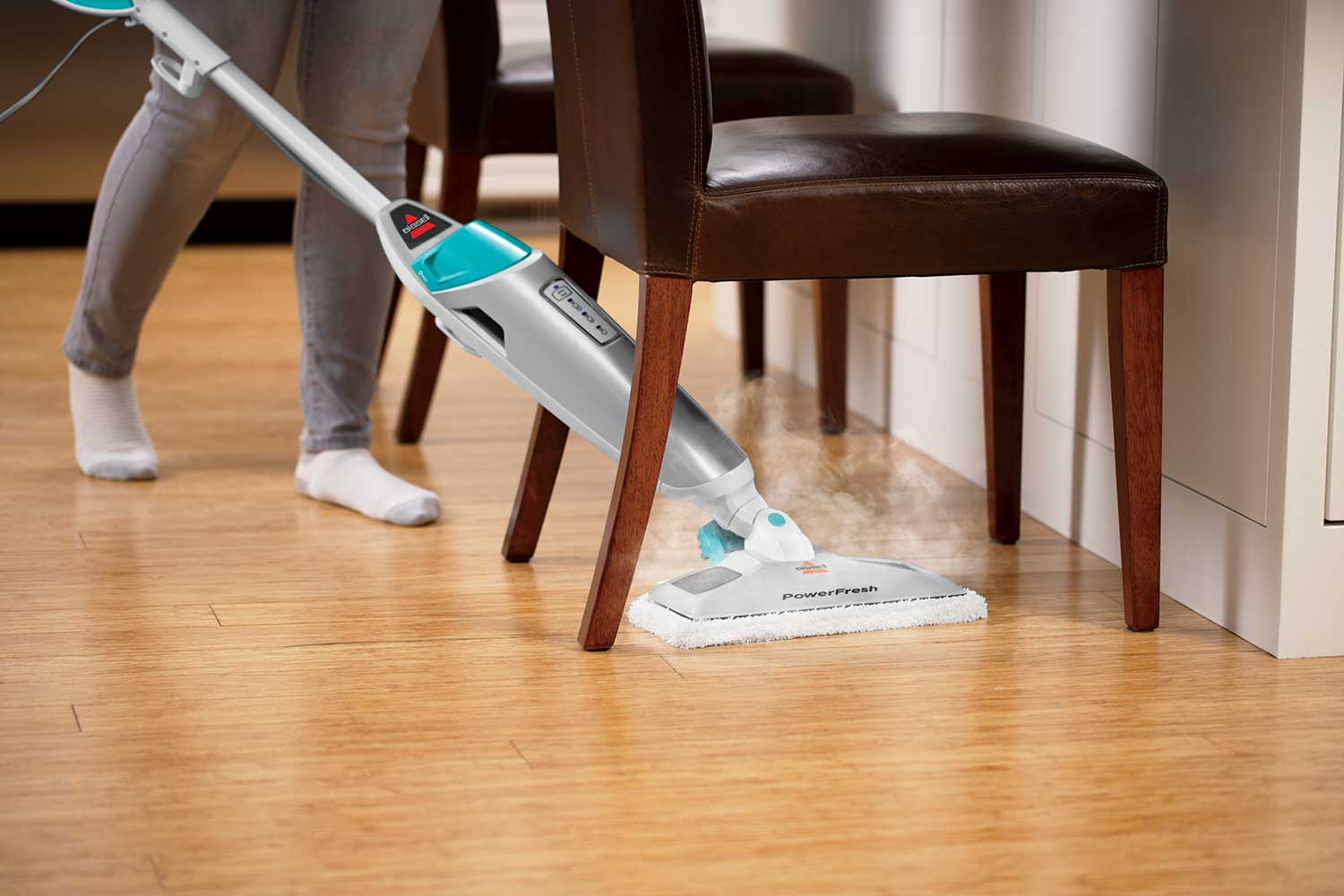 PowerFresh® Scrubbing & Sanitizing Steam Mop 19405 | BISSELL