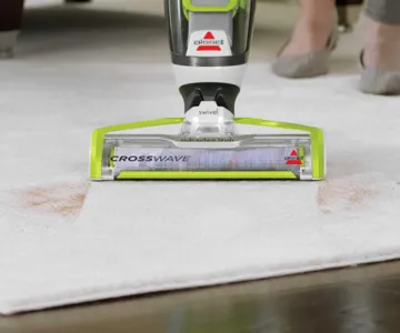CrossWave Turbo Hard Floor and Area Rug Wet Dry Vac moving from area rug to hard flooring