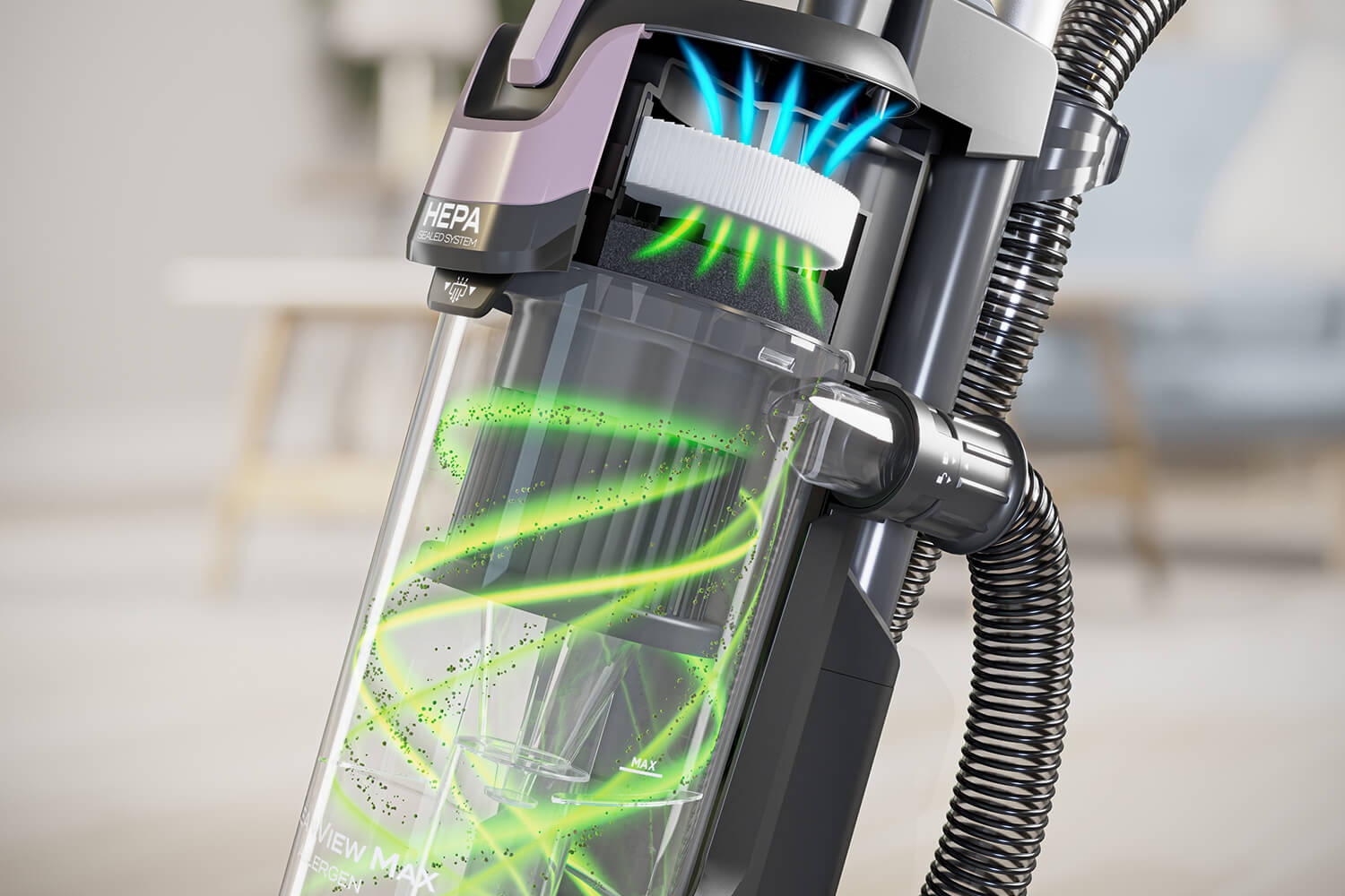 Trap dander and dust allergens