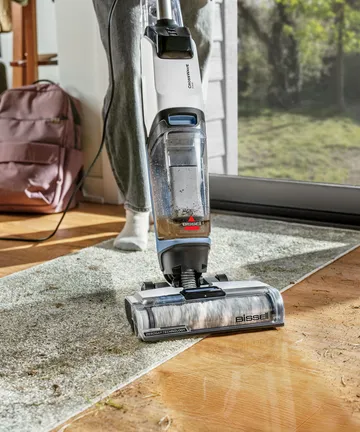 Vacuum, mop, and steam simultaneously