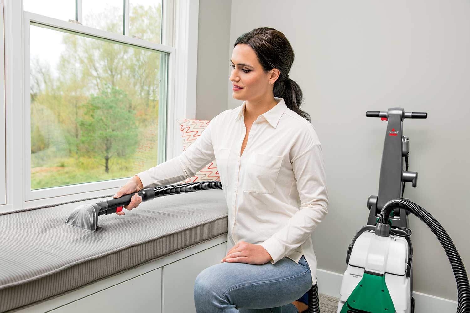 Easy cleanup for big spaces and messes