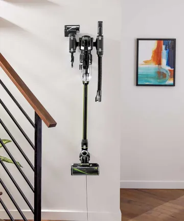 ICONPET TURBO EDGE Stick Vac Hanging on Wall